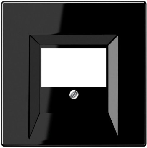 Лицевая панель Jung LS990 для 2-м. розетки USB/аудио черный фото Лицевая панель Jung LS990 для 2-м. розетки USB/аудио черный картинка